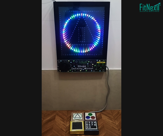 Shape and number infinity mirror